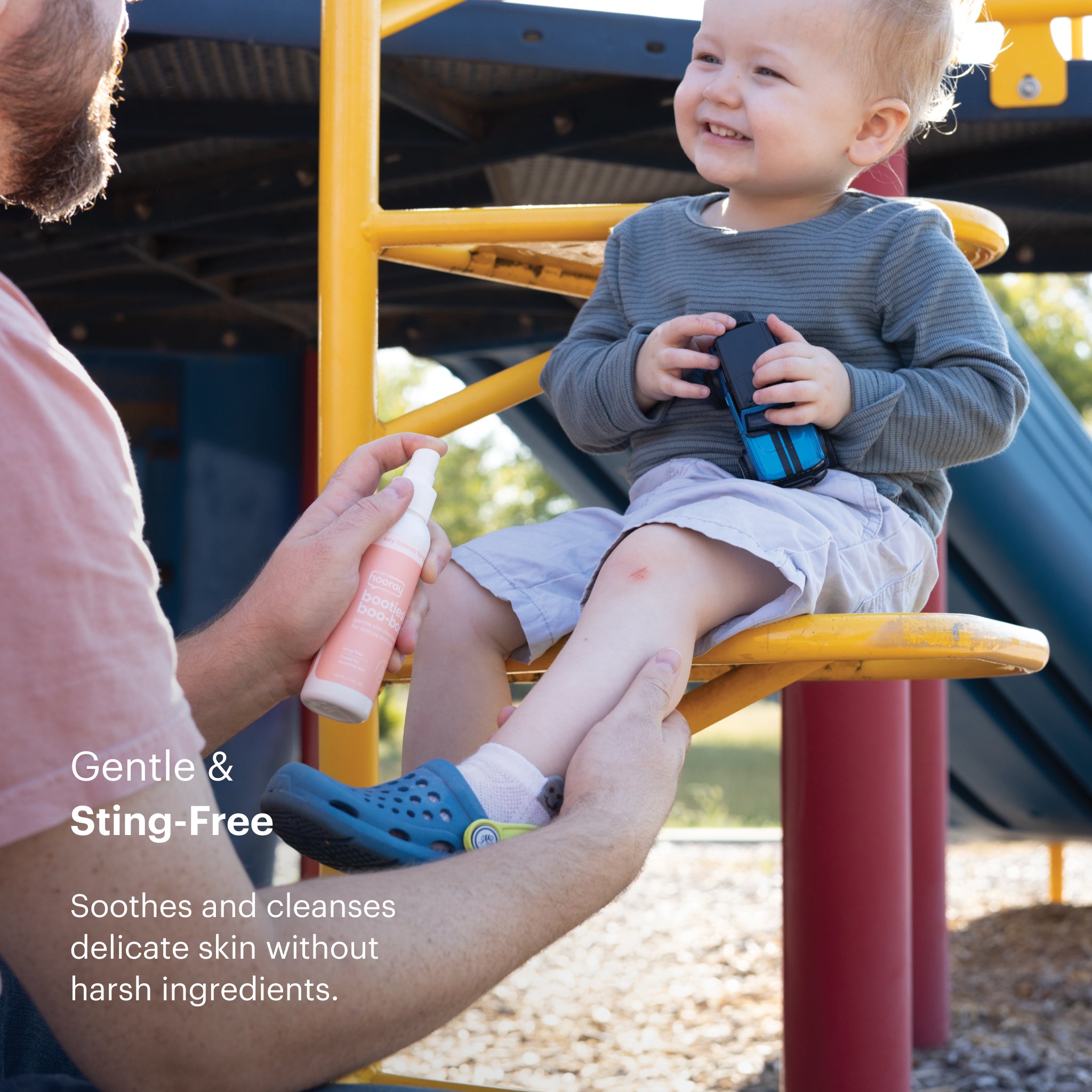 Say Hooray Skincare Booties & Boo-Boos Cleansing Spray for Babies and Kids